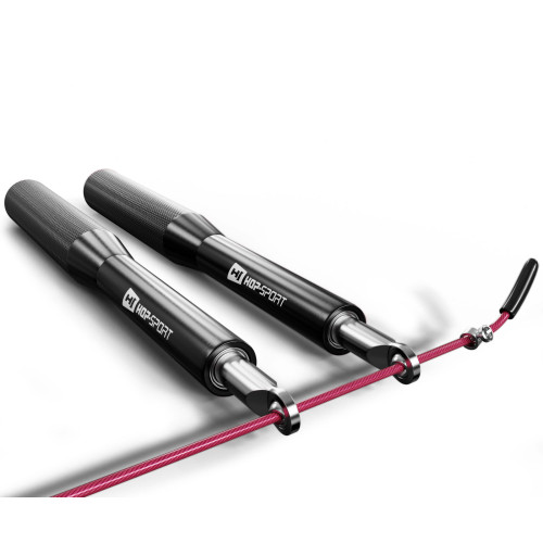 Скакалка  Hop-Sport Crossfit HS-A020JR black - фото №3